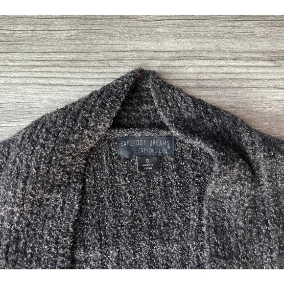 Barefoot Dreams Cozy Chic Light Ribbed Kimono Short Sleeve Cardi, Women’s Small - Picture 2 of 5